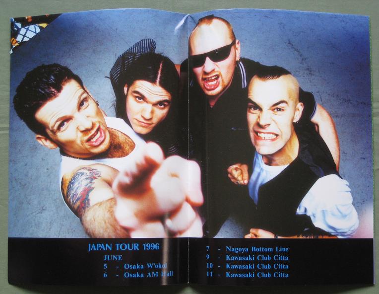 Japan 1996 Tour Book listings