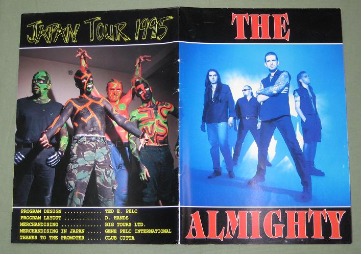 Japan 1995 Tour Book listings