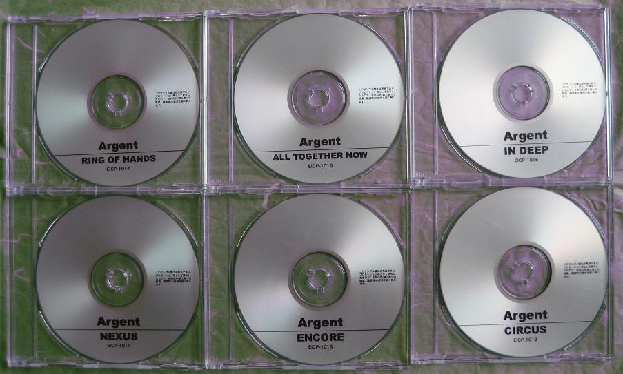Set Of 6 X Full Album Cdrs