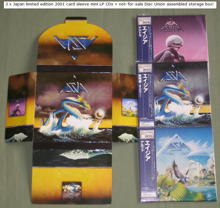 Asia - Jap Card Sleeve Cd X 3 + Box!