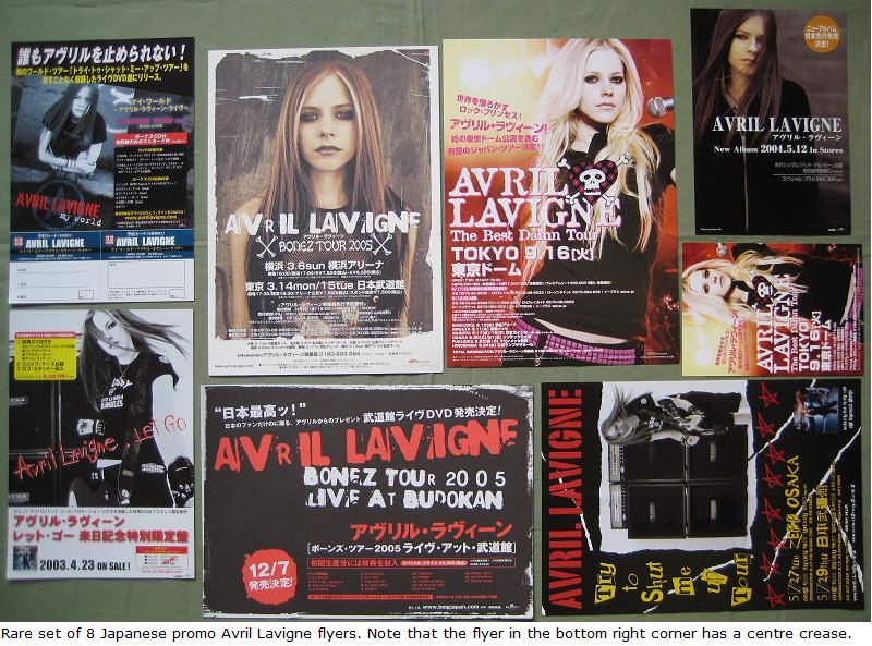 8 X Japan Handbill Set listings
