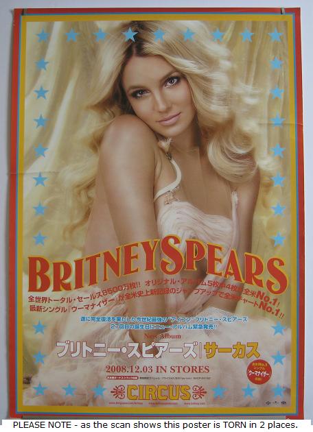 Spears, britney - Circus Japan Release Poster
