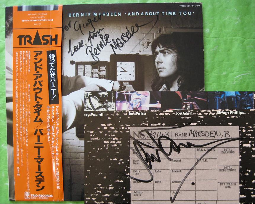 About Time Too - Autographed listings