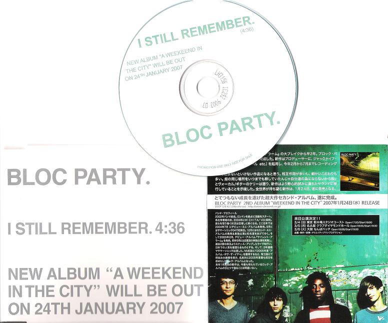 Bloc Party - I Still Remember Album