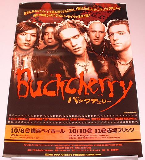 Buckcherry - Japan 2001 Tour Poster