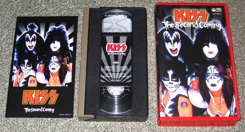 KISS - The Second Coming - red case - VHS