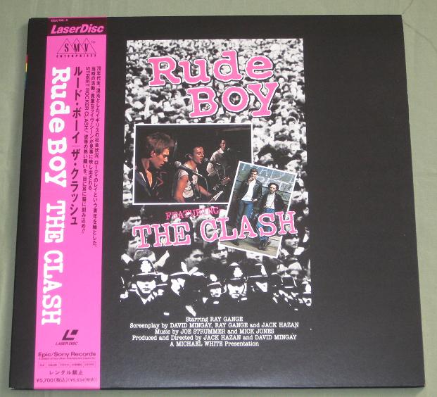 THE CLASH - Rude Boy - Laser Disc