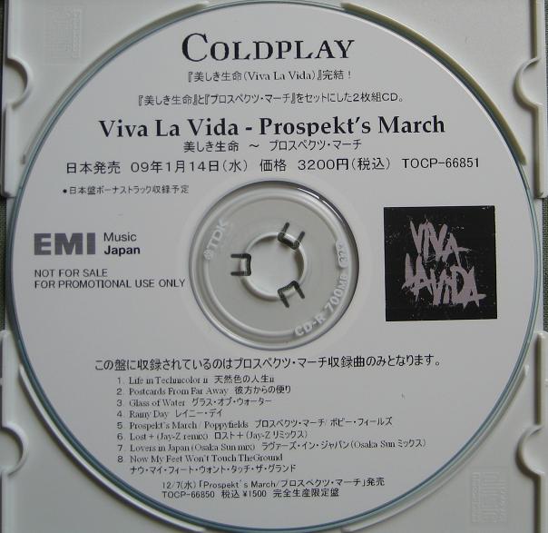 Coldplay Viva La Vida Records, Vinyl and CDs Hard to Find and Outof
