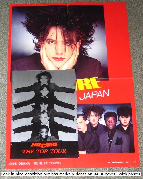 Japan 1984 Tour Book + Poster - Cure