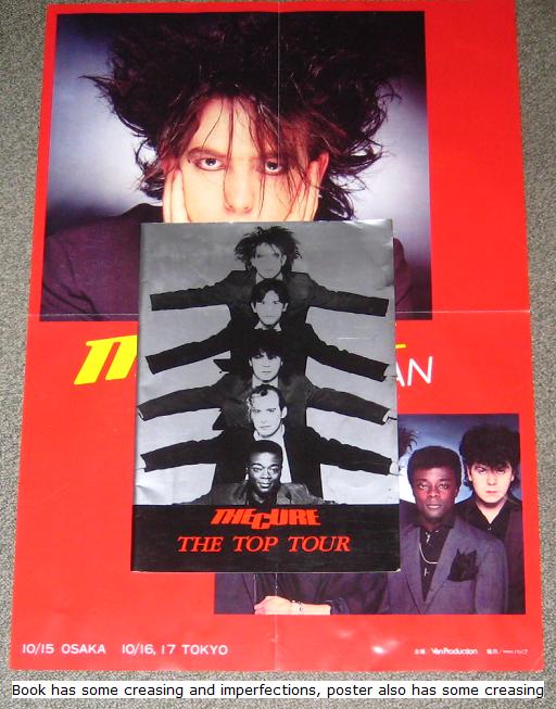 Cure - Japan 1984 Tour Book + Poster