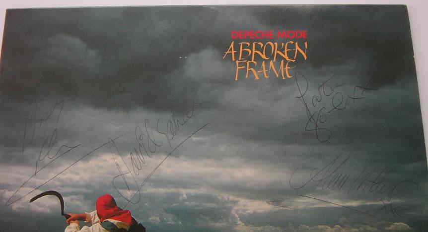 Depeche Mode - A Broken Frame - Signed