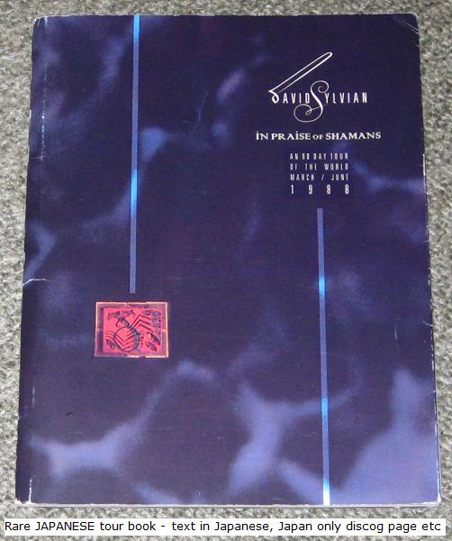 Japan 1988 Tour Programme