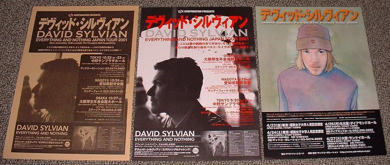 Set Of 3 X Japan Tour Handbill