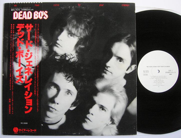 DEAD BOYS Japan white label PROMO orig LP + obi PUNK!