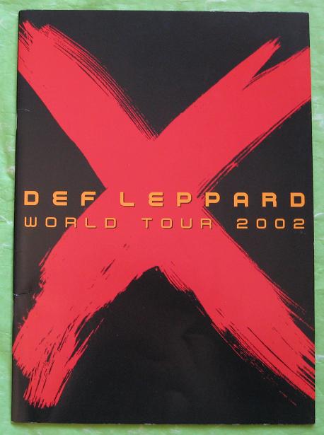 X 2002 World Tour Book listings