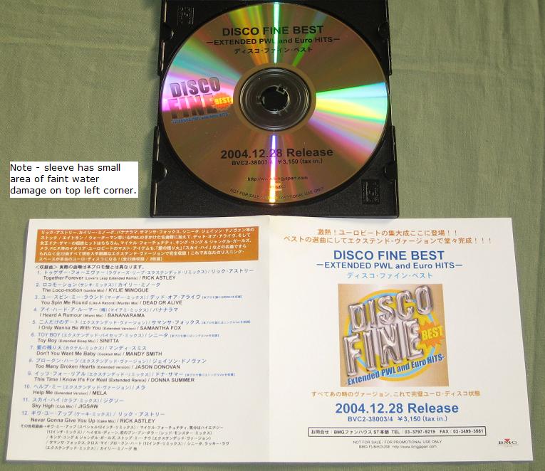 Dead Or Alive - Disco Fine/extended Pwl & Hits