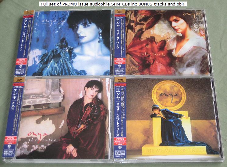 Enya - Set Of 4 X Promo Issue Shm-cds