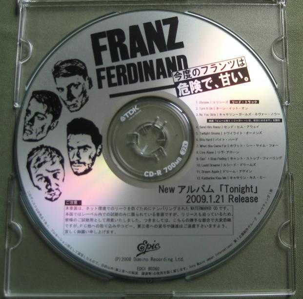 Franz Ferdinand - Tonight Record