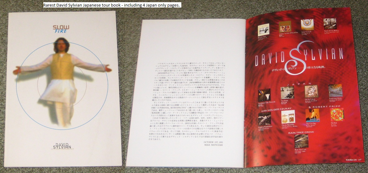 Slow Fire Tour Programme