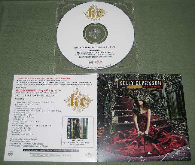 kelly clarkson my december cd