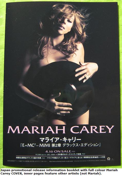 Carey, mariah - Mariah Cover 2008 Release Bklt