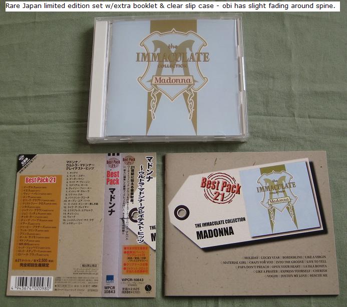 Immaculate Collection listings