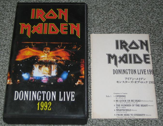 Donnington Live 1992 listings