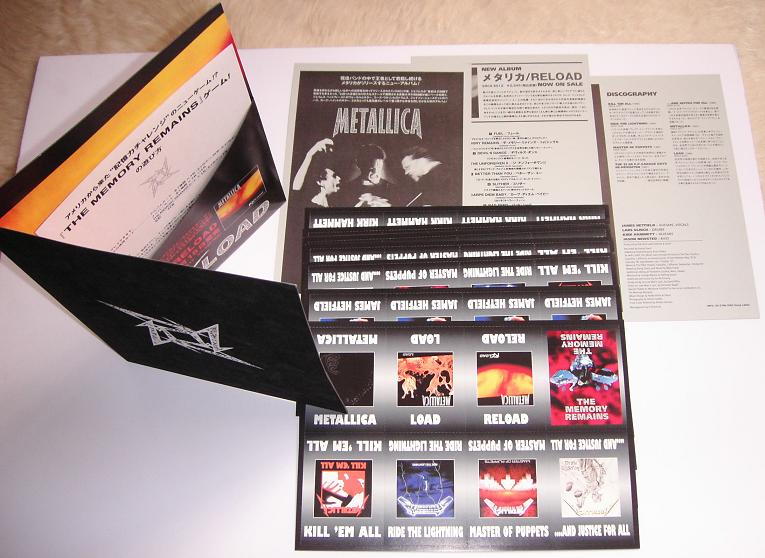 Metallica - Reload Japan Promo Only Set!