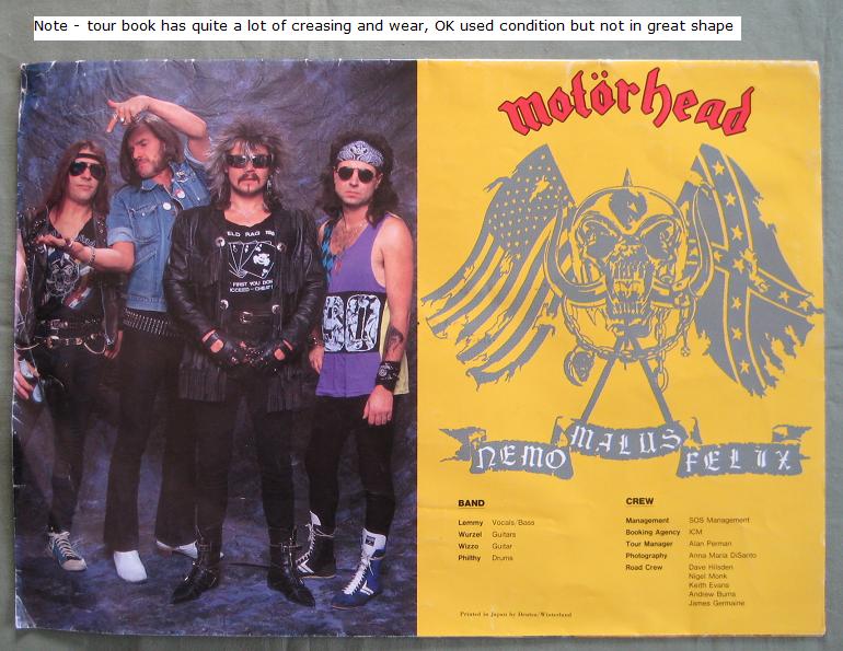 Japan 1991 Tour Flyer listings