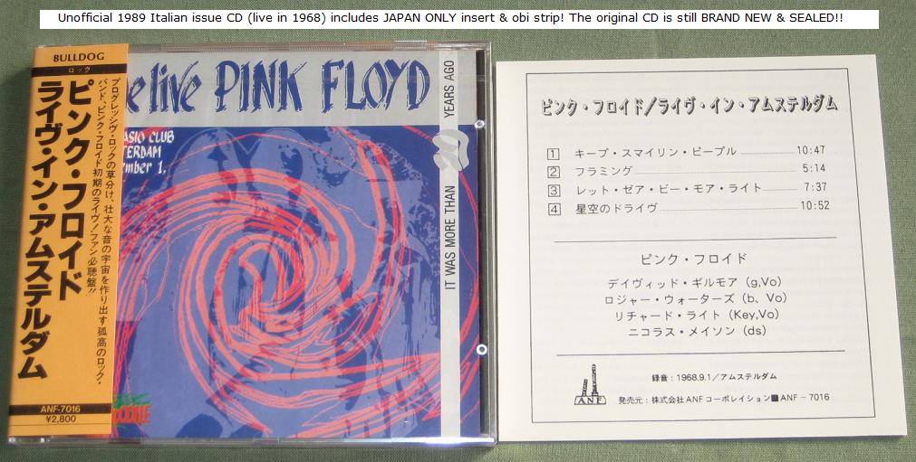 The Live Pink Floyd listings