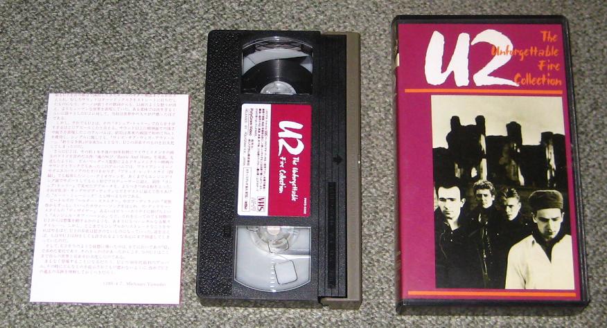 U2 - Unforgettable Fire Collection - VHS