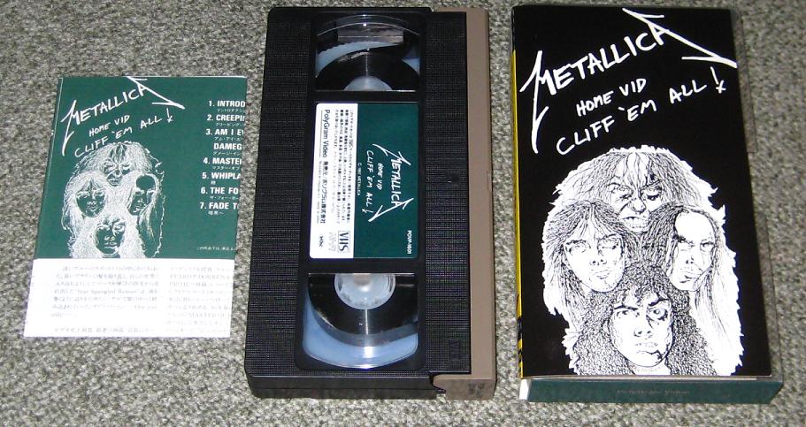 METALLICA - Home Vid - Cliff Em All! - VHS