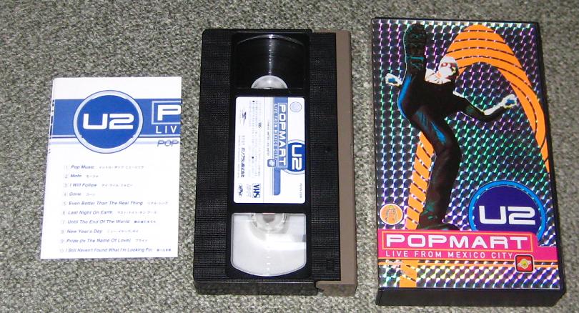 U2 - Popmart - Live From Mexico - VHS