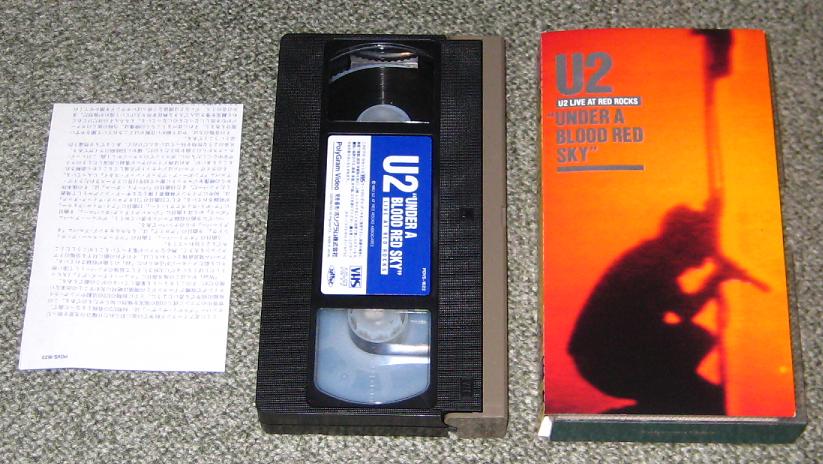 U2 - Under A Blood Red Sky - VHS