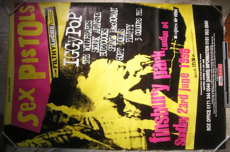 Uk Org 1996 Huge Promo Poster listings