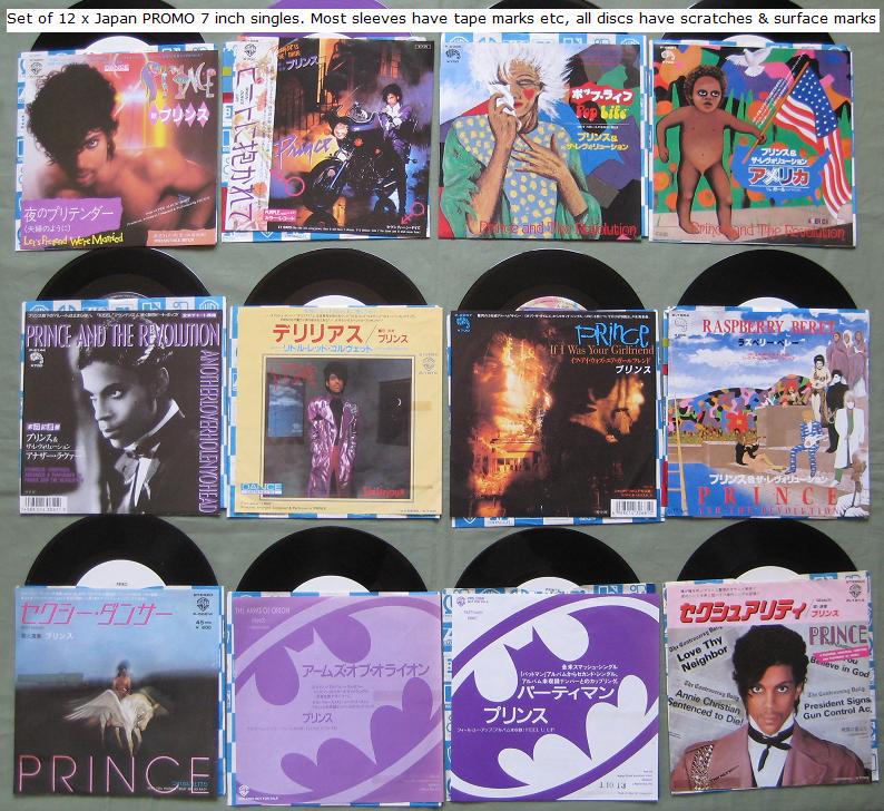 Set Of 12 X Japan Promo 7 Inch