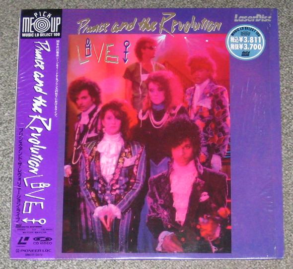 PRINCE - Live - Laser Disc