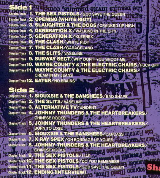The Punk Rock Movie listings