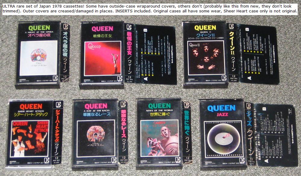 Set Of 7 X Japan 1978 Tapes!