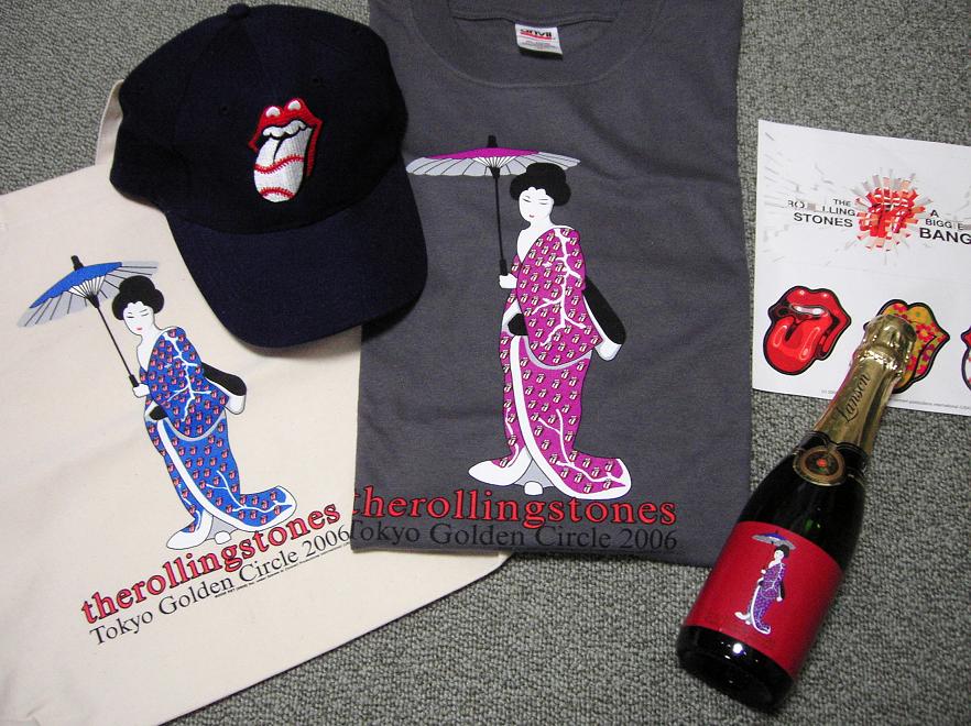 ROLLING STONES not for sale JAPAN TOUR 5 items SET No.2