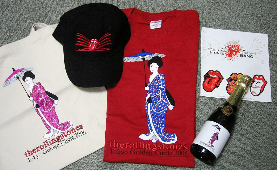 ROLLING STONES not for sale JAPAN TOUR 5 items SET No.3