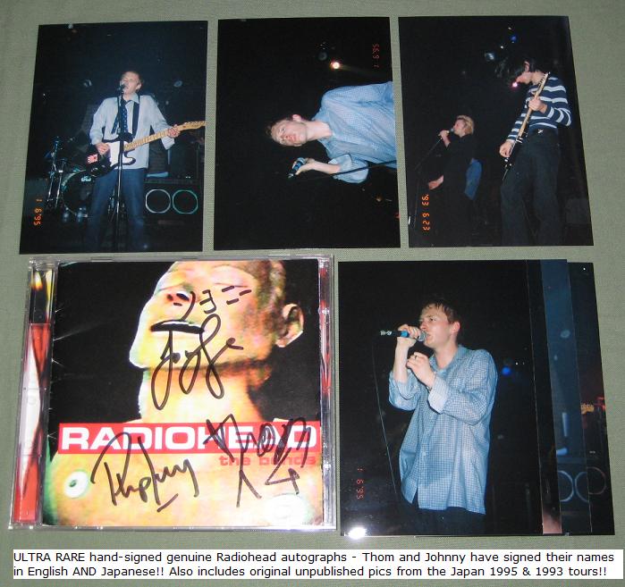 1995 Signed Cd & Tour Pics listings