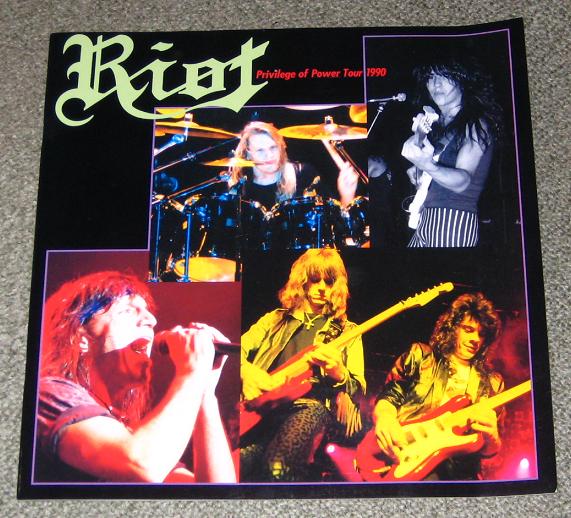Riot Japan 1990 Tour Book BOOK