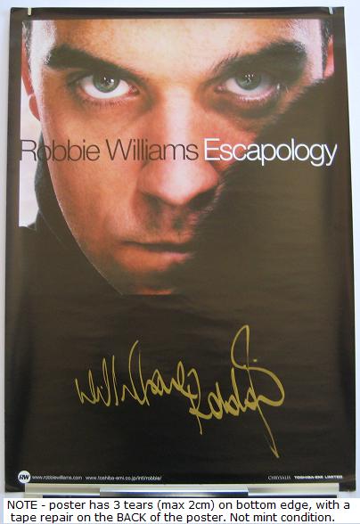 Williams, robbie - Escapology Japan Promo Poster