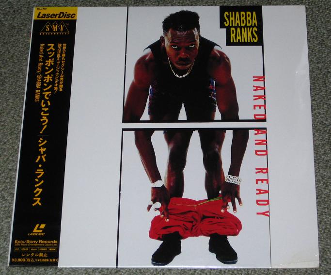 SHABBA RANKS - Naked And Ready - Laser Disc
