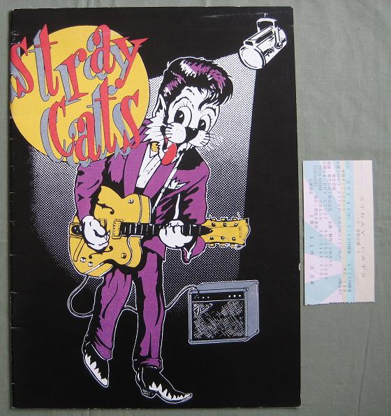 Stray Cats - Japan 1992 Tour Book + Ticket!