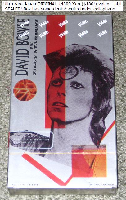 BOWIE, DAVID - Ziggy Stardust - ORIGINAL - VHS