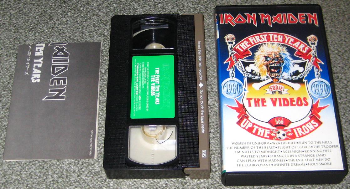 IRON MAIDEN - The First 10 Years - VHS