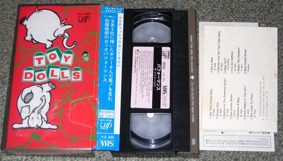 TOY DOLLS - Performance - VHS