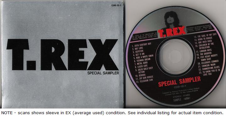 T-rex Special Sampler listings